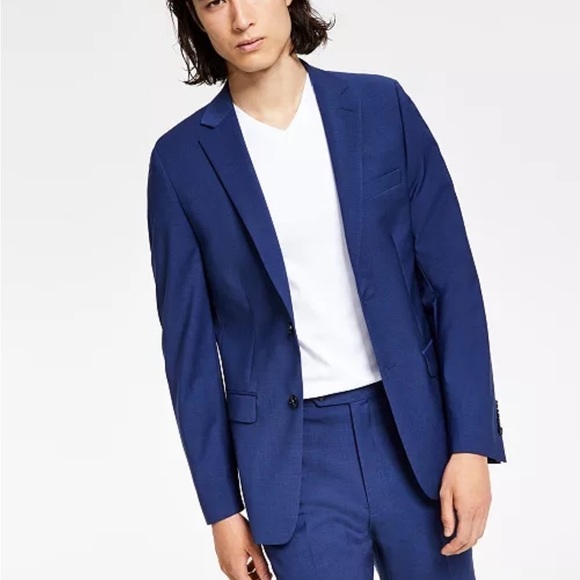 NWOT Calvin KleinMen's Skinny-Fit Infinite Stretch Suit Jacket